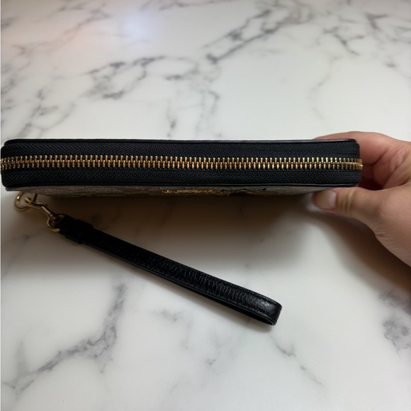 Coach X Jean Michael Basquiat Large Zip Around Wallet - Picture 3 of 10